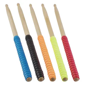 Drum Stick Grips Anti-Slip Absorb Sweat Sleeve For 7A 5A 5B 7B Drummer Drumsticks Soft Tip Non-slip Cover Instrument