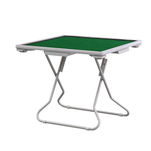 Table <span class=keywords><strong>de</strong></span> Mahjong pliable 88*88cm, table <span class=keywords><strong>de</strong></span> jeu multifonctionnelle portable pour Mahjong américain, échecs, poker, soirées en famille - Product Image 6