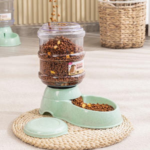 Comedero Automático para <span class=keywords><strong>Perros</strong></span> y Gatos para Acampar al Aire Libre, Comedero de Plástico de Gran Capacidad para Mascotas, Dispensador de Agua y Comida - Product Image 4