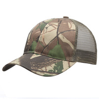 Gorra de Béisbol Unisex de Verano para Caza al Aire Libre, Camuflaje Selva, Bordado a Mano, Deportiva, 100% Algodón, Transpirable e Impermeable