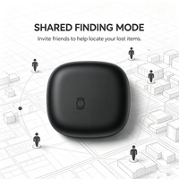 Traceur intelligent F17, localisateur GPS compatible iOS et Android, mini localisateur d'objets étanche pour portefeuilles, clés, sacs, animaux de compagnie (plastique)
