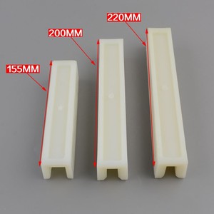 Doublures de chaussures d'ascenseur de fret en polyuréthane, hauteur 35 mm, largeur 33 mm, pour contrepoids et fixation de cabine - Product Image 2
