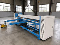 Machine de pliage semi-automatique électrique pour conduits HVAC, plieuse en acier inoxydable et aluminium, machine de fabrication de conduits d'air pour tôles fines