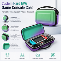 Étui de transport rigide en EVA pour Nintendo Switch OLED 2021 / Switch 2017, sac de voyage antichoc avec 10 emplacements pour cartes de jeu