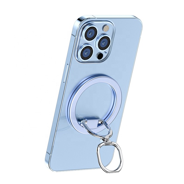 New Arrival Foldable Aluminium Alloy Magnetic 360 Degree Rotation Multi-Angle Cell Phone Finger Ring Holder Universal Mobile