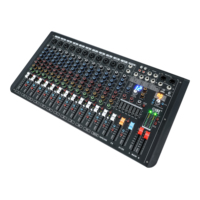 Console de mixage audio OBT-5100B Connexion USB 256 Dsp 12 canaux Console de mixage audio professionnelle numérique