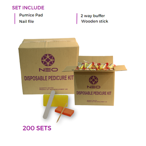 Professional <b>Nail</b> Care Pedicure Kit With Customized Logo And Packaging All In One Kit 200 <b>Set</b>/Box From Wholesale Manufacturer - Product Image 6