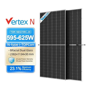 Customized Trina TSM-NEG19R.<strong>20</strong> 600-630W Trina <strong>Solar</strong> <strong>Panel</strong> 625 <strong>Watt</strong> Trina Verter N Type I Topcon Dual Glass PV <strong>Panel</strong> - Product Image 1