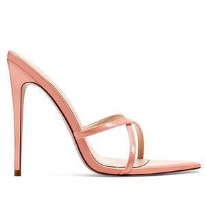 <span class=keywords><strong>Sandali</strong></span> con Tacco Alto a Stiletto a Punta con Cinturini <span class=keywords><strong>Taglia</strong></span> <span class=keywords><strong>Grande</strong></span> per Donne - Product Image 5