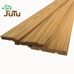 Panneau mural en pin naturel de vente d'usine pour la décoration intérieure <span class=keywords><strong>Traitement</strong></span> carbonisé pour la durabilité Bois thermiquement modifié - Product Image 1