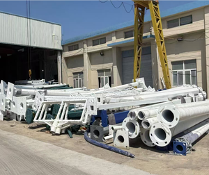 Tùy Chỉnh Ngoài Trời Nhôm <span class=keywords><strong>6</strong></span> 7 8 10 12 Meter Năng Lượng Mặt Trời Ánh Sáng Đường Phố Trang Trí Đèn Cực Giá Cả Cạnh Tranh Cho Đường Sử Dụng - Product Image 4