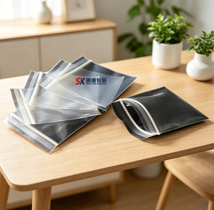 Bolsa de Plástico Transparente, Autoadhesiva, Impermeable y Reciclable, Tipo Stand Up Pouch de PE, para Zapatos y Ropa, Marca <span class=keywords><strong>Duoda</strong></span> - Product Image 1