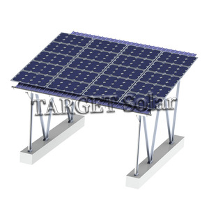 Système de carport solaire en aluminium, traitement de surface anodisé, étanche, installation rapide - Product Image 5