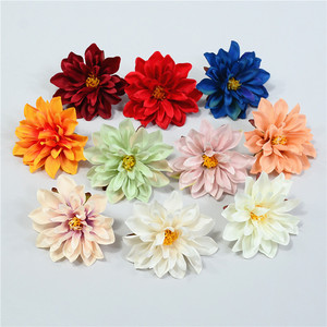 Fleurs artificielles d'épiphyllum Dongchen Crafts, 8 cm, en soie, faites à la main, pour coiffes, couronnes, fleurs décoratives pour chapeaux - Product Image 1