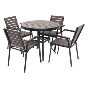 Châu Âu Cafe Bàn Gỗ Ngoài Trời Và Ghế Khách Sạn Nhà Hàng Patio Nội Thất - Product Image 2