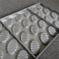 Moule à gaufres en acier et aluminium personnalisé, antiadhésif, réutilisable, compatible four, pour gâteaux et muffins