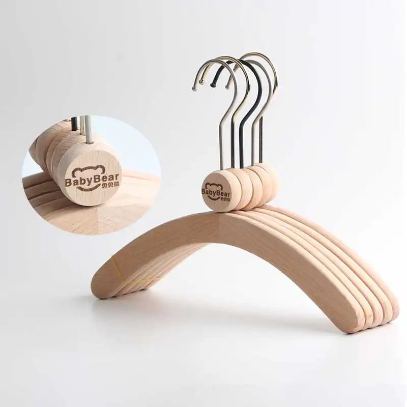 Puselife Baby Kleding Hangers Massief Hout Hanger Voor Baby Kleding Kinderen Kinderen Jassen Hout Hangers