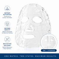 Masque en gel sec CMC TECH-GEL PURE MATRIX, gel hydratant, 100% bio-actif, hydratation profonde, fournisseur en gros de marques privées OEM