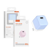 SOMOSTEL Q112 20W PD Pengisi Daya Cepat Mini Portabel USB-C Adaptor Dinding untuk IPhone/Android/Tablet - Desain Hemat Panas & Ramah Perjalanan