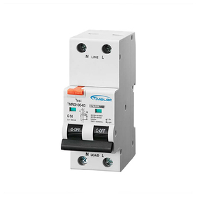 เบรกเกอร์ไฟฟ้าขนาดเล็ก2 P ชนิด40A B RCBO 32A ไฟฟ้า TMRO100-63 2 P - Product Image 1