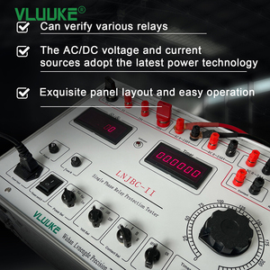 เครื่องทดสอบรีเลย์ป้องกันแบบเฟสเดียว VLUUKE LNJBC-II ความแม่นยำสูง อินเวอร์เตอร์ดิจิตอล เครื่องสอบเทียบรีเลย์ป้องกันกระแสตรง IP67 - Product Image 3