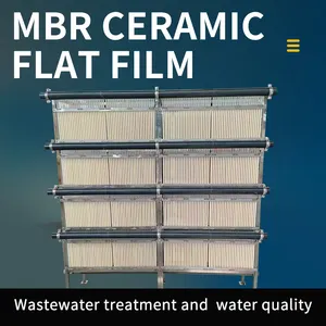 Membranas Modificación de la superficie del tratamiento de agua blanca de cerámica nanoestructurada Piezas de filtro de agua rectangulares Trióxido de aluminio