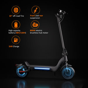 สกู๊ตเตอร์ไฟฟ้า EU Stock รุ่น Tout Terrain คุณภาพสูง 800w พับได้ สองล้อ สมดุลอัจฉริยะ ระบบกันสะเทือนเต็มรูปแบบ สำหรับผู้ใหญ่ - Product Image 4