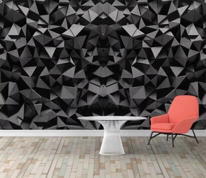 Carta da parati geometrica 3d moderna astratta della parete del salone di grande dimensione di ZHIHAI - Product Image 5