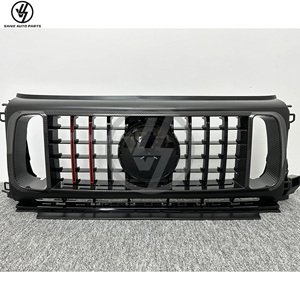 Grille de pare-chocs avant en fibre de carbone sèche de style R pour Mercedes Benz Classe G W464 G500 G63 2019-2024, kits de carrosserie, pièces et accessoires - Product Image 5