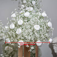 Décoration Florale de Table pour Mariage, Guirlandes Rondes de Fleurs de Lys Suspendues pour Arrière-plan Féerique, Décoration Extérieure