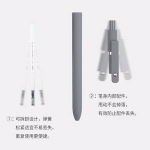 Nuovo Morandi Retro <span class=keywords><strong>penne</strong></span> Gel 0.42mm nero penna sport corpo all'ingrosso di promozione cancelleria 0.5mm larghezza scrittura materiale plastico - Product Image 4