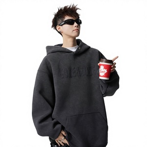 Sudadera con Capucha <span class=keywords><strong>de</strong></span> Pelo <span class=keywords><strong>de</strong></span> Conejo Estilo Americano para <span class=keywords><strong>Hombre</strong></span>, Otoño Invierno, Nueva Marca <span class=keywords><strong>de</strong></span> Moda, Holgada, Informal, con Capucha y Mangas Raglán - Product Image 1