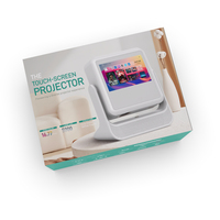 Mini Proyector de Películas Portátil Inteligente y Económico, 1080P, Compatible con Teléfonos Móviles, Google TV, para el Aula, el Hogar y la Sala de Estar