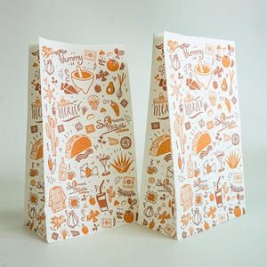 Alışveriş için bükülmüş saplı özel çevre dostu Kraft kağıt çanta - Product Image 5