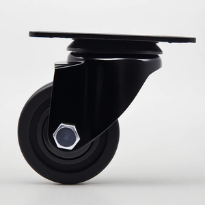 Vierdelige Pp-Draaibare Zwenkwielen Set 2.5 Inch 360 Roterende Universele Plaatwielen 300Kg Laadvermogen Voor Opbergdozen/Kleine - Product Image 3