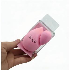 Caja de Plástico Transparente de PVC/PET para Cosméticos, Caja Plegable para Esponjas de Maquillaje, Marca Privada, Tendencias de Belleza - Product Image 1