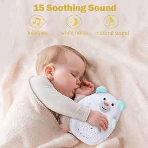 Machine à bruit blanc <span class=keywords><strong>pour</strong></span> le sommeil et la relaxation, réduction du bruit, peluche, veilleuse, appareil <span class=keywords><strong>pour</strong></span> le sommeil du bébé, soulagement du stress - Product Image 5