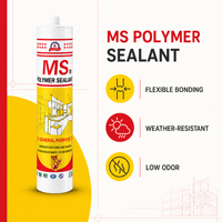 MS Sealant – Composé de liaison polymère modifié à durcissement rapide pour la décoration de bâtiments, l'étanchéité des fenêtres, des portes, du métal et du béton (vente en vrac)