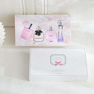 น้ำหอม MERYAM FRAGRANCE ขนาดปกติ กลิ่นหอมติดทนนาน ชุดของขวัญสี่ชิ้นใหม่ กลิ่นดอกไม้และผลไม้ รีเวิร์ส พารีส เอเลแกนท์ - Product Image 5