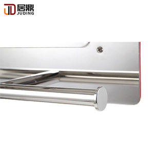 <span class=keywords><strong>Porte</strong></span>-<span class=keywords><strong>papier</strong></span> <span class=keywords><strong>toilette</strong></span> double en acier inoxydable SUS 304, <span class=keywords><strong>style</strong></span> <span class=keywords><strong>industriel</strong></span> moderne, sans perçage, poli, pour hôtel, fixation murale - Product Image 3