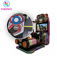 Equipo de Juegos para Interiores, Máquina de Juegos con Temática Única de Carreras Todoterreno, Simulador de Conducción de Autos de Carreras, Operado con Monedas