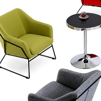 Fauteuil d'appoint moderne, fauteuil de détente rembourré pour salon, appartement, balcon, espace de repos intérieur