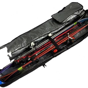 Sac de snowboard rembourré durable de nouvelle conception certifié BSCI, résistant à l'eau avec sangles de compression pour le transport aérien et les voyages de ski - Product Image 1