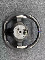 Volant de direction en fibre de carbone de remplacement personnalisé pour tous les modèles BMW, cuir perforé avec boutons multifonctions et palettes de changement de vitesse