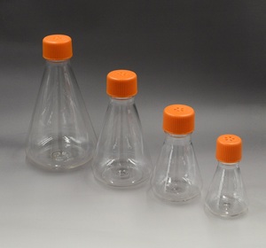 PC PETG phòng thí nghiệm Polycarbonate hình nón 125ml <span class=keywords><strong>erlenmeyer</strong></span> <span class=keywords><strong>Flask</strong></span> nhựa erleyenmeyer chai hình nón Bình 250ml 500ml 1000ml Vent cap - Product Image 2