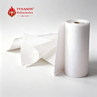 Papier en fibre céramique de qualité supérieure, 1260C, isolation flexible haute température pour joint de four industriel