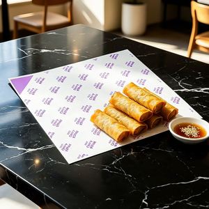 Custom Food <b>Wrapping</b> <b>Paper</b> Food Grade PE Wax Baking <b>Paper</b> <b>Burger</b> Greaseproof Sandwich Wrap for Fries Fried Chicken - Product Image 6