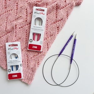 <span class=keywords><strong>Agujas</strong></span> de Tejer <span class=keywords><strong>Circulares</strong></span> Intercambiables <span class=keywords><strong>KnitPro</strong></span> Zing de 13 cm/5'', Aluminio de Alta Calidad para Manualidades - Product Image 1