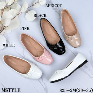 รองเท้าบัลเลต์ของเด็กผู้หญิงส้นแบนประดับพลอยเทียม PVC แบบปรับแต่งได้ระบายอากาศสไตล์ใหม่ - Product Image 5