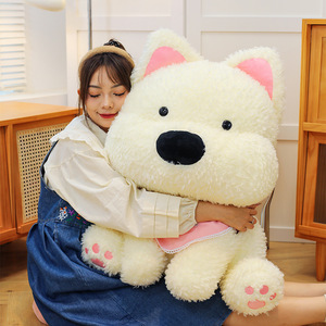 Venta Directa de Fábrica: Juguetes de Peluche Kawaii para Bebés, Perro West Highland en Azul y Rosa, Nuevo Peluche de Perro para Máquinas de Garra, Muñecos para Fiestas - Product Image 5